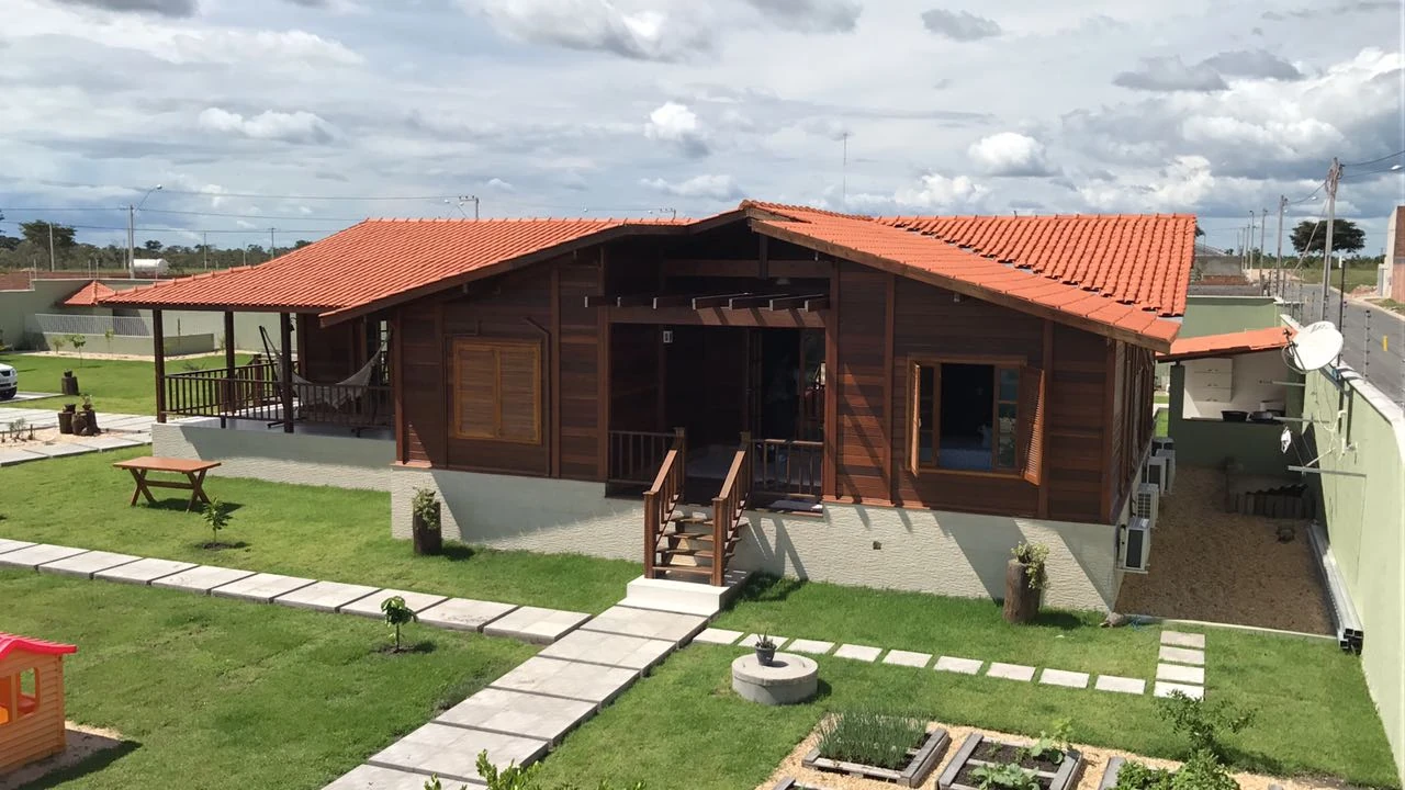 Construção de residencial pré moldada